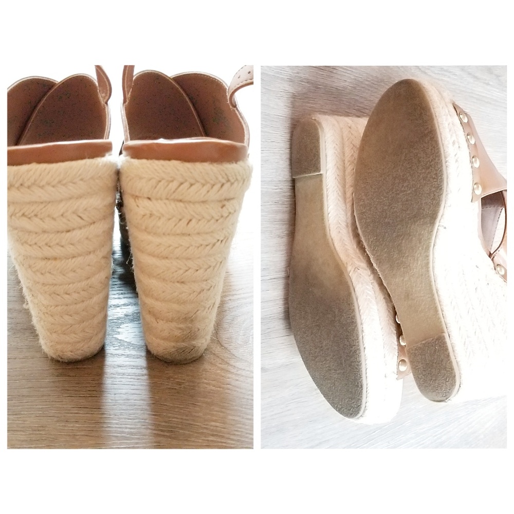 Steve Madden Elinna Espadrille Wedge Studded 10 - Picture 6 of 8